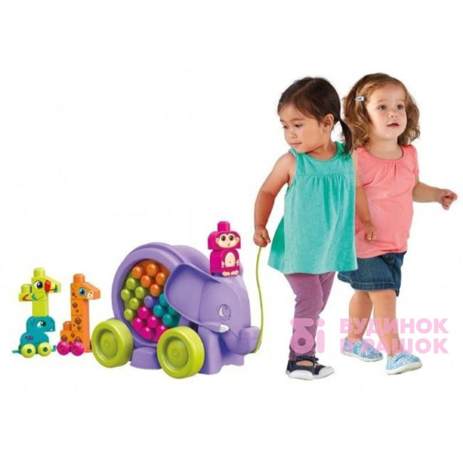 Блочные конструкторы - Конструктор Mega Bloks Розовый слоненок (FFY14)#3