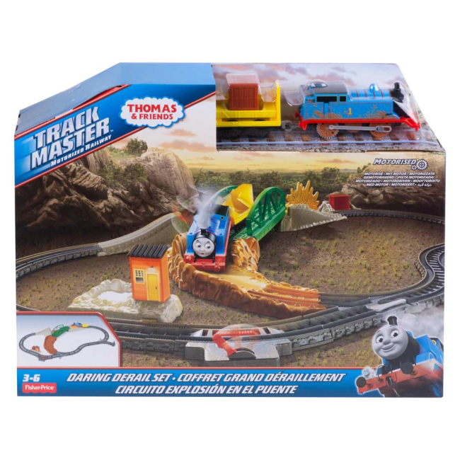 Залізниці та потяги - Моторизований ігровий набір Thomas & Friends Відважний паровозик (FBK07)#2