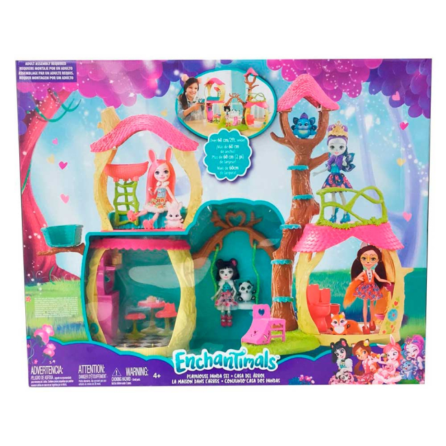 Ляльки - Ігровий набір Лісовий будиночок панди Дрю Enchantimals (FNM92)#2