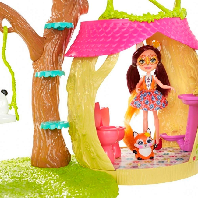 Ляльки - Ігровий набір Лісовий будиночок панди Дрю Enchantimals (FNM92)#3