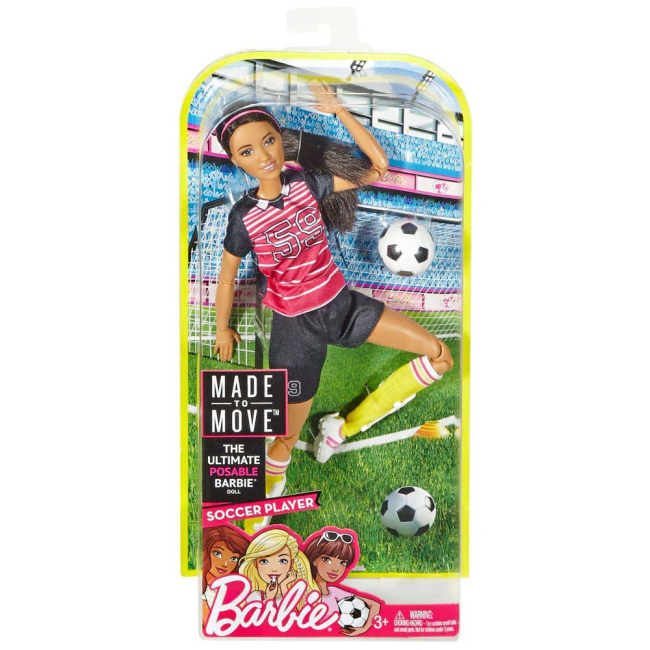 Куклы - Кукла Спортсменка Soccer Player Grace Barbie Я могу быть (DVF68/FCX82)#5
