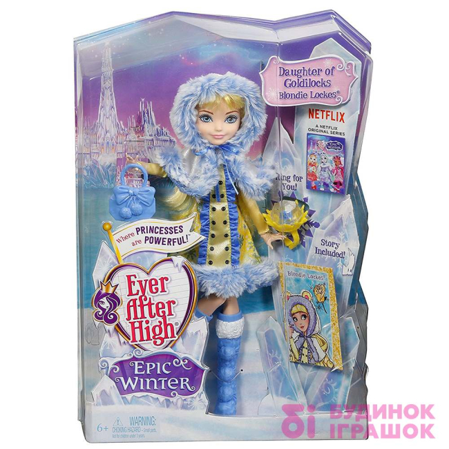 Куклы - Кукла Принцесса Blondie Lockes Ever After High Очарованная зима (DKR62/DKR66)#5