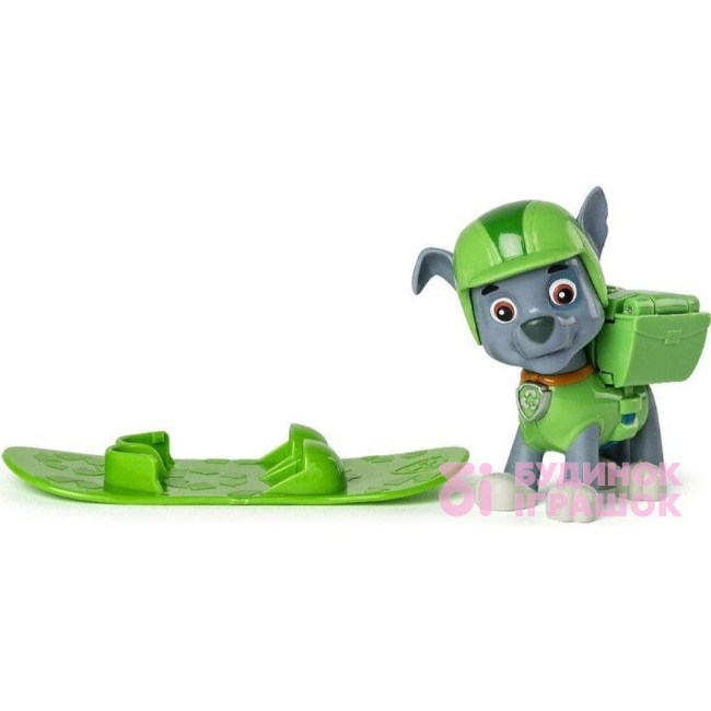 Фігурки персонажів - Колекційна фігурка Роккі на сноуброді з механічною функцією Paw Patrol (SM16655) (SM16655/SM16655-17)#3