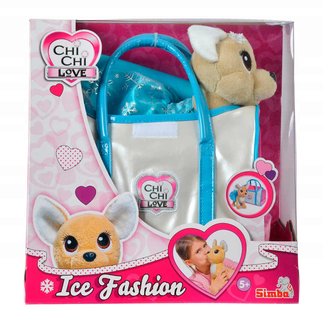 М'які тварини - М'яка іграшка Chi Chi Love Чіхуахуа Зимовий стиль із сумочкою 20 см (5893127)#4