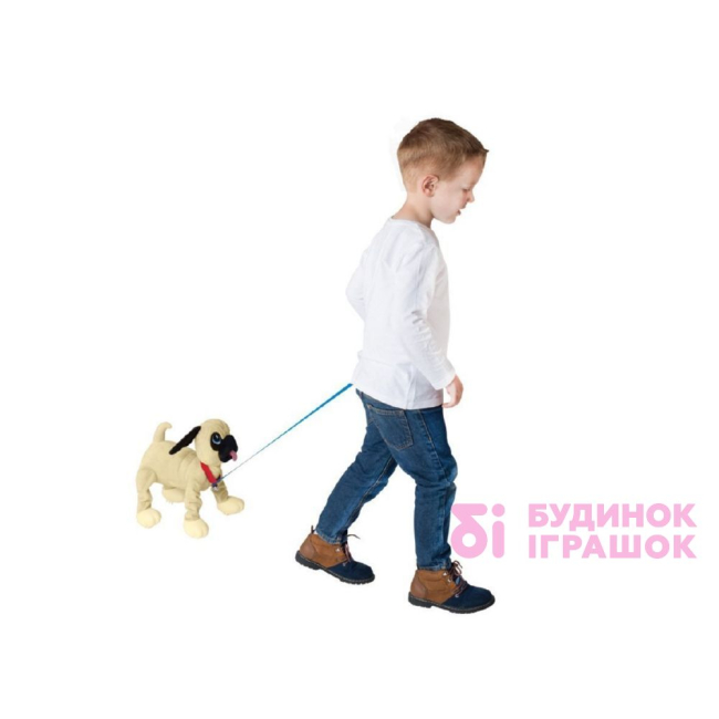 М'які тварини - Іграшка Peppy Pets Весела прогулянка Мопс 28 см (245291)#2