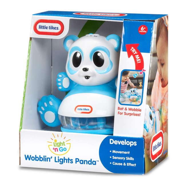 Развивающие игрушки - Неваляшка Little Tikes Догони огонек Панда с эффектами (641442)#2