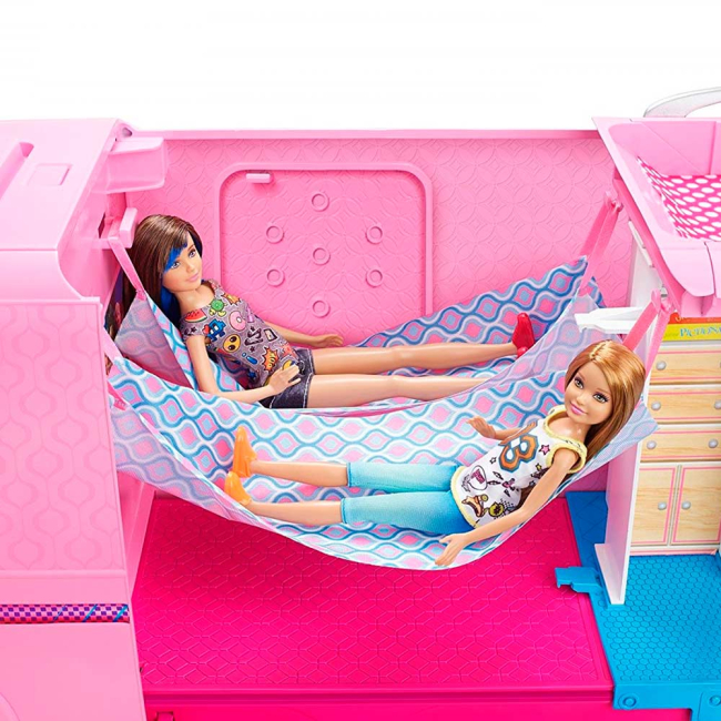 Транспорт і улюбленці - Набір для гри Barbie Трейлер для подорожей (FBR34)#4