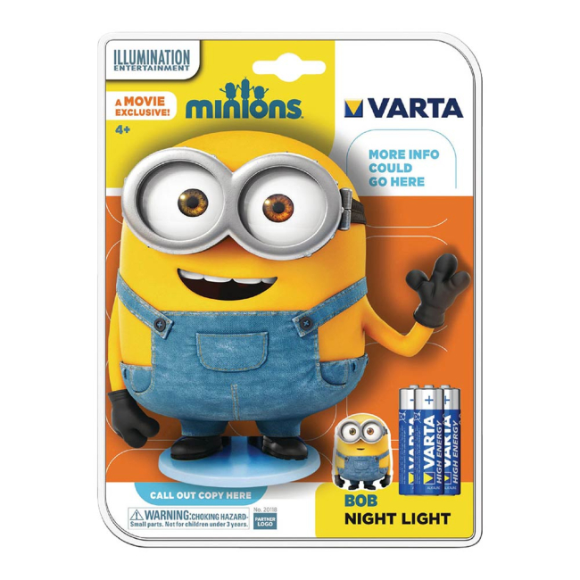 Ліхтарі - Нічник VARTA Minions Night light (15615101421)#2