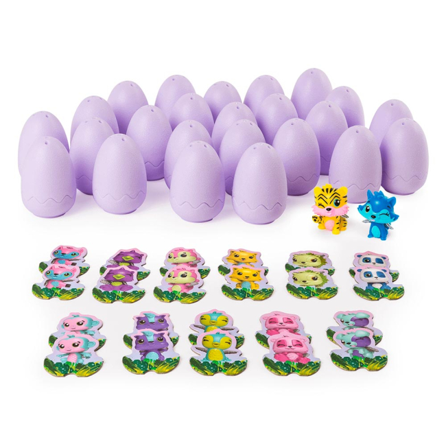 Настольные игры - Настольная игра Мемори с двумя эксклюзивными коллекционными фигурками Hatchimals (SM34602)#2