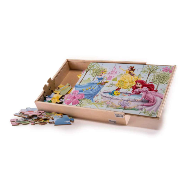 Пазлы - Пазл деревянный 3 в 1 Принцессы Spin Master (SM98297/6033126)#3