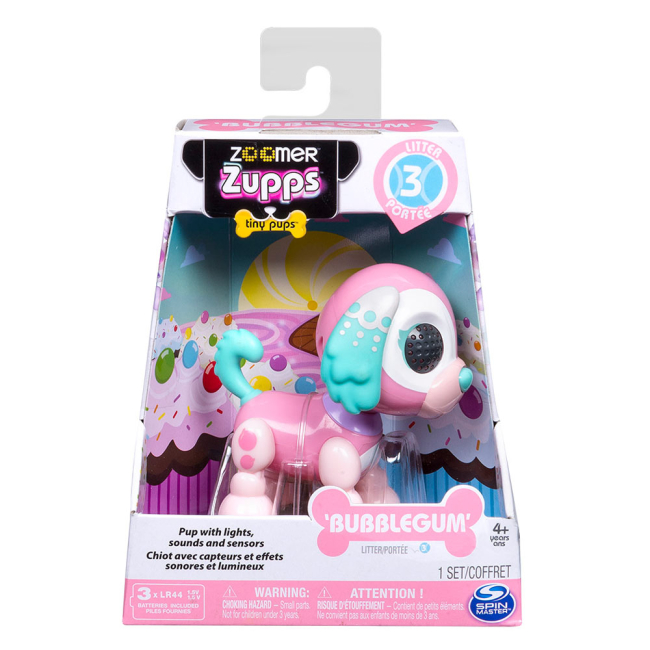 Фігурки тварин - Інтерактивна іграшка Zoomer Zupps Цуценя спаніеля Баблгам (SM14424/1537)#3