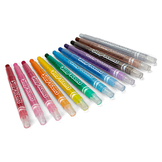 Канцтовари - Воскова крейда Crayola 12 шт викручувана ароматизована (52-9712)#2