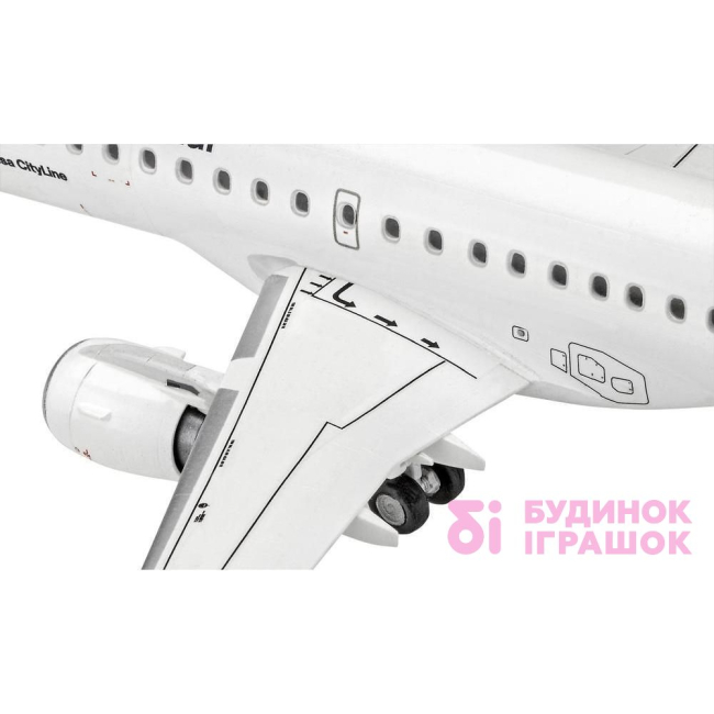 3D-пазли - Збірна модель Літак Embraer 190 Lufthansa1 144 Revell (3937)#2