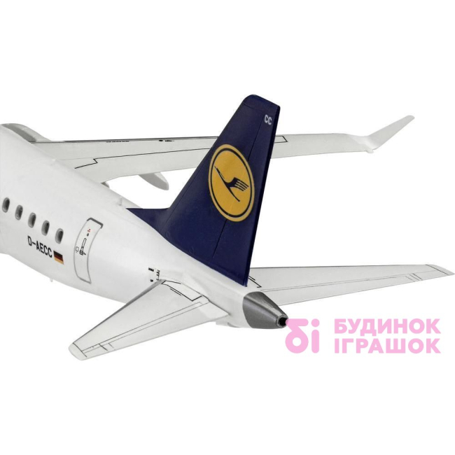 3D-пазли - Збірна модель Літак Embraer 190 Lufthansa1 144 Revell (3937)#5