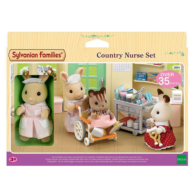 Фигурки животных - Игровой набор Медсестра с креслом каталкой Sylvanian Families (5094)#2