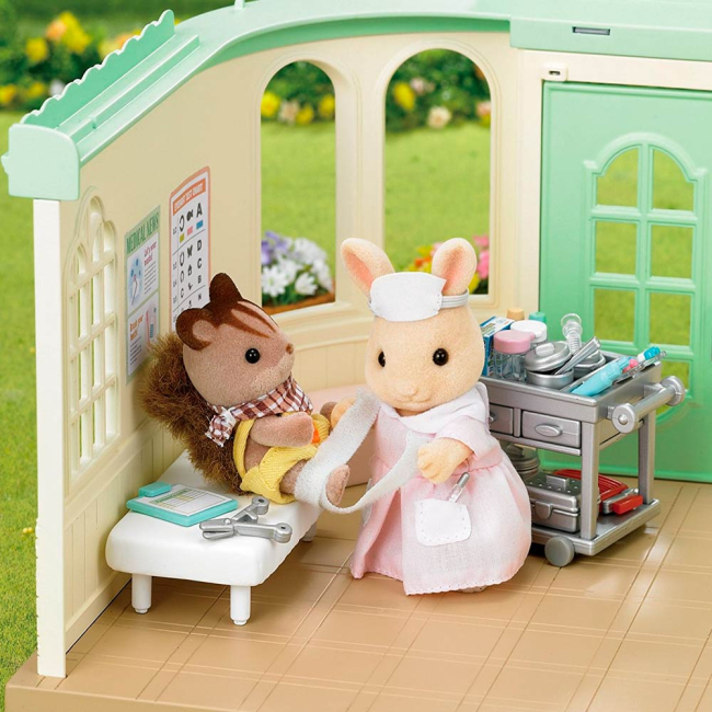 Фигурки животных - Игровой набор Медсестра с креслом каталкой Sylvanian Families (5094)#3
