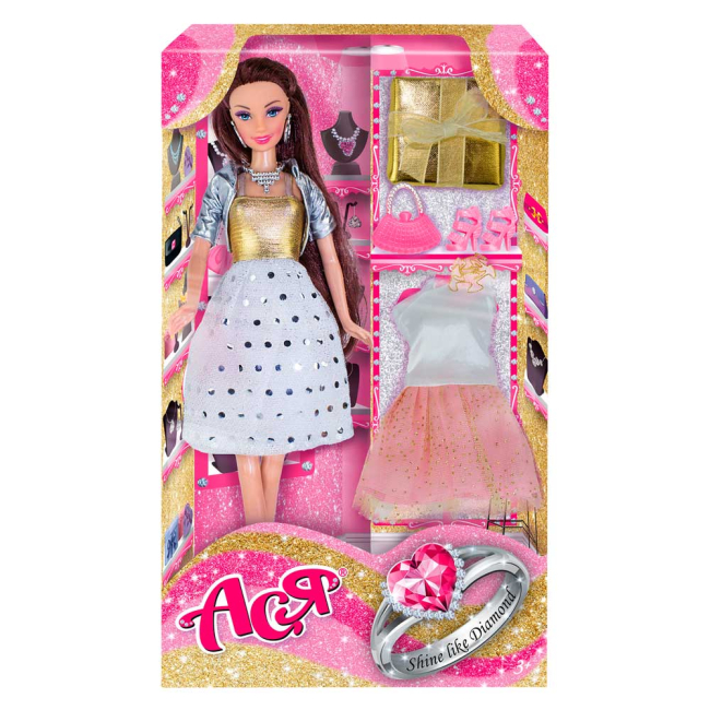 Куклы - Кукла Ася с аксессуарами Сияй как бриллиант вариант 2 28 см (35098)#2
