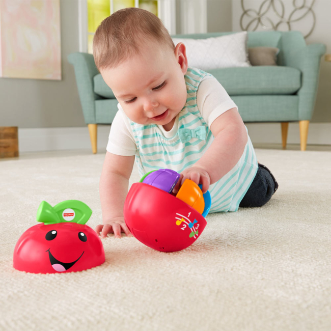 Развивающие игрушки - Музыкальный сортер Fisher-Price Умное яблочко на украинском (FLN88)#4