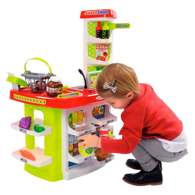 Набори професій - Продуктовий супермаркет Chef з касою кошиками і харчуванням Ecoiffier (001784)#4