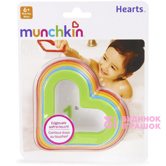 Игрушки для ванны - Игрушечный набор для ванны Сердечки Munchkin (5019090123129)#2