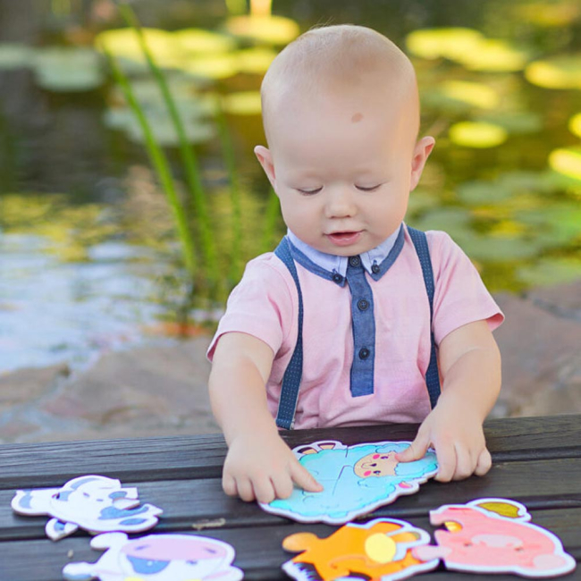 Пазлы - Пазлы Vladi Toys Коровка для самых маленьких (VT2901-05)#2