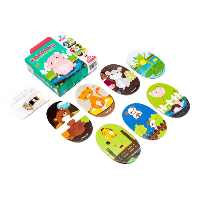 Пазлы - Пазлы-двойняшки Vladi Toys Прятки для самых маленьких(VT2904-02)#2