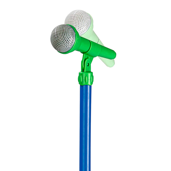 Музыкальные инструменты - Музыкальный инструмент Микрофон со стойкой Simba 80-120 см (6830402)#2