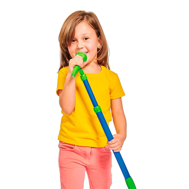 Музыкальные инструменты - Музыкальный инструмент Микрофон со стойкой Simba 80-120 см (6830402)#5