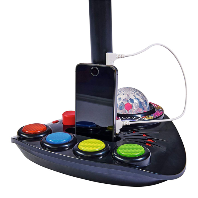 Музыкальные инструменты - Музыкальный инструмент Диско Микрофон на стойке Simba 50-100 см (6834100)#3