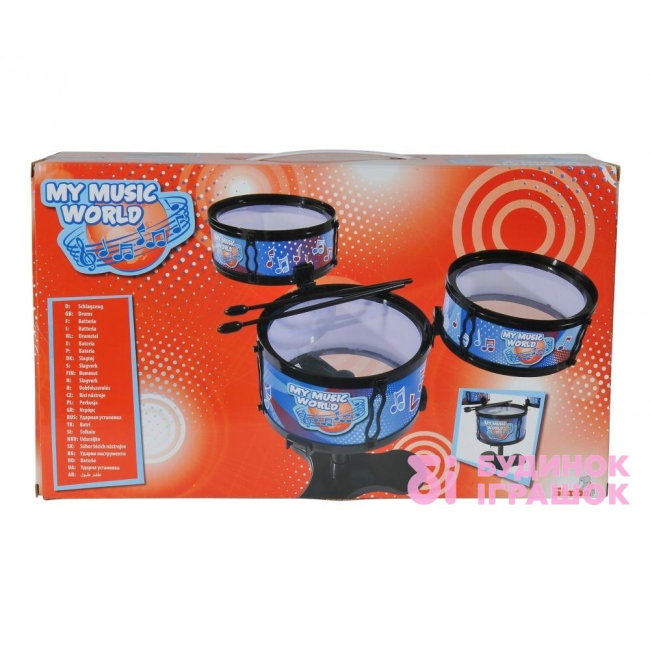 Музичні інструменти - Музичний інструмент Барабанна установка Simba 37 СМ (6838996)#4