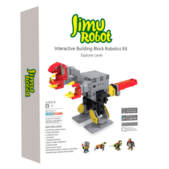 Конструкторы с уникальными деталями - Программируемый робот Ubtech Jimu Explorer 7 servos  (JR0701)#5