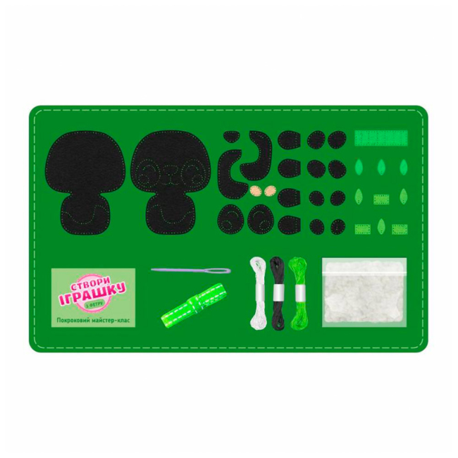 Наборы для творчества - Набор Создай игрушку из фетра панда Коди ROSA KIDS  (N000235)#2