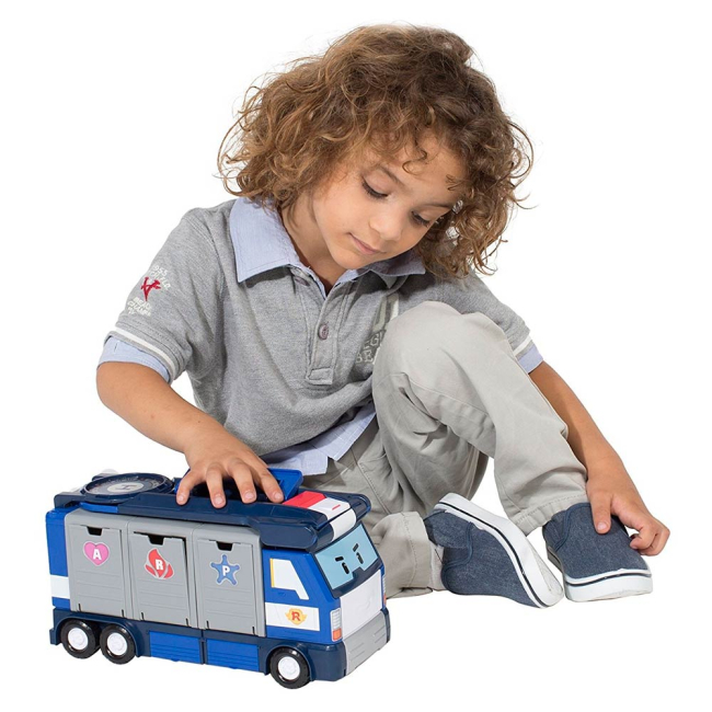 Фігурки персонажів - Мобільна штаб-квартира з контейнерами Robocar Poli  (83377)#3