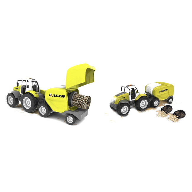 Транспорт і спецтехніка - Моторизована  машинка Toy State Трактор з прес-підбирачем 44 см (21712)#2