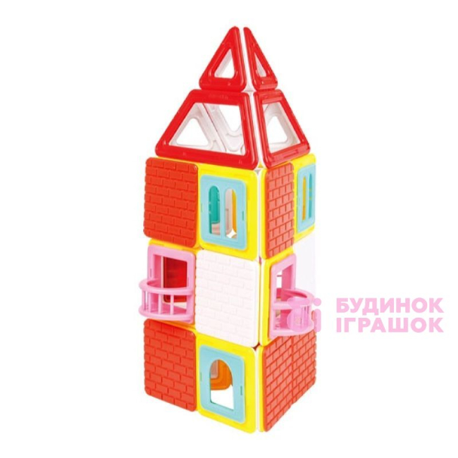 Магнітні конструктори - Магнітний конструктор Набір для будівництва Magformers 50 елементів  (705003)#4