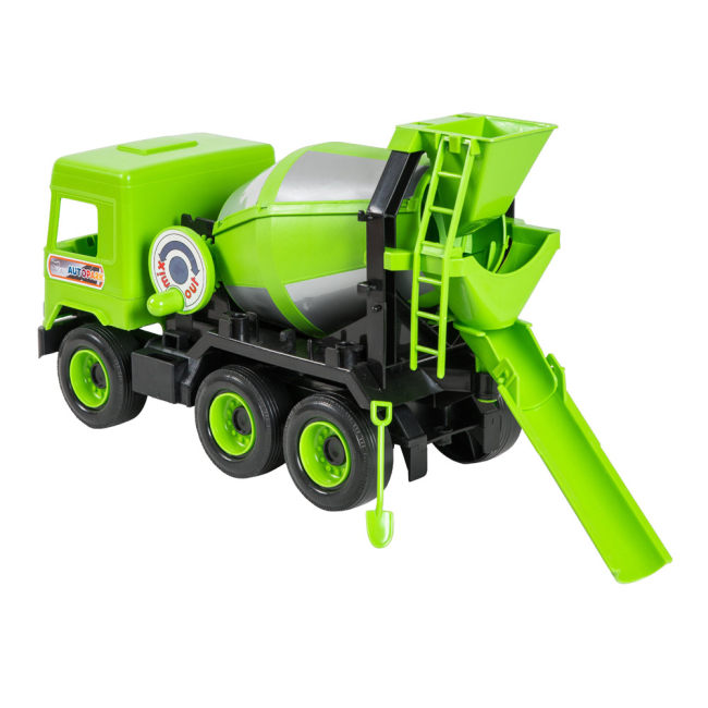 Машинки для малюків - Машинка Tigres Middle truck Бетонозмішувач зелений в коробці (39485)#3