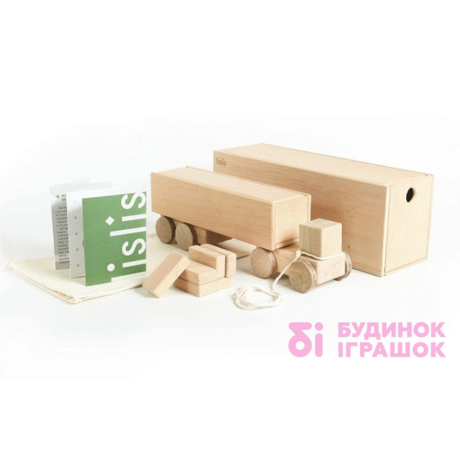 Конструктори з унікальними деталями - Іграшка з деревини Фура Велика Lislis (01 ВФ 0002)#2