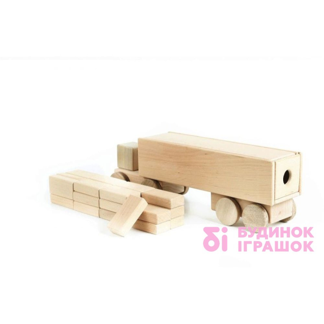 Конструктори з унікальними деталями - Іграшка з деревини Фура Велика Lislis (01 ВФ 0002)#3