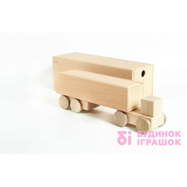 Конструктори з унікальними деталями - Іграшка з деревини Фура Велика Lislis (01 ВФ 0002)#4