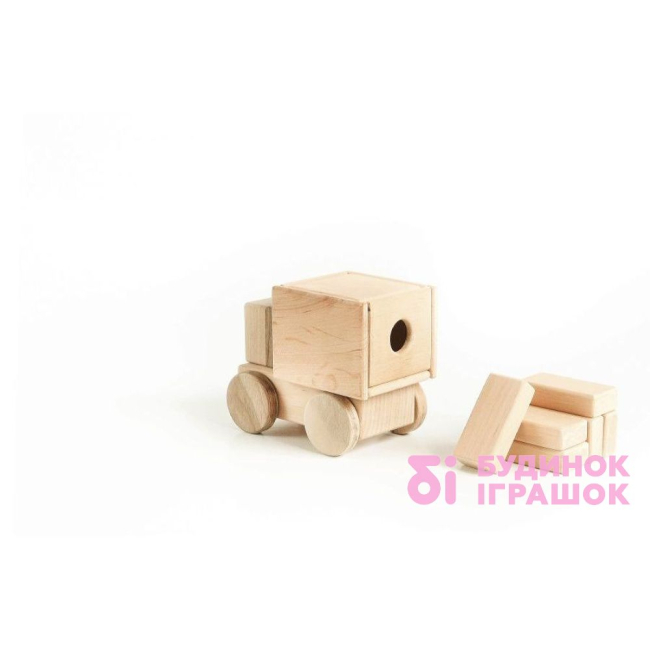 Конструктори з унікальними деталями - Іграшка з деревини Фура Мала Lislis (01 МФ 0005)#3