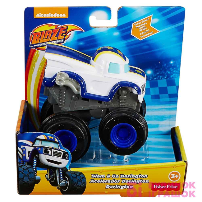 Машинки для малышей - Машинка Blaze&Monster Machines Безумный гонщик Смелый (CGK22/DYN40)#5