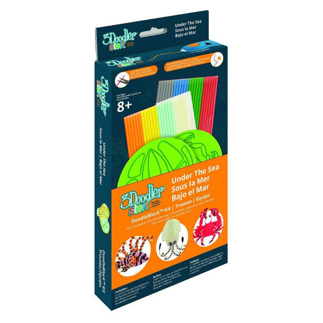 3D-ручки - Набор аксессуаров для 3D-ручки 3Doodler Start Водный мир (3DS-DBK-SE-COM)#3