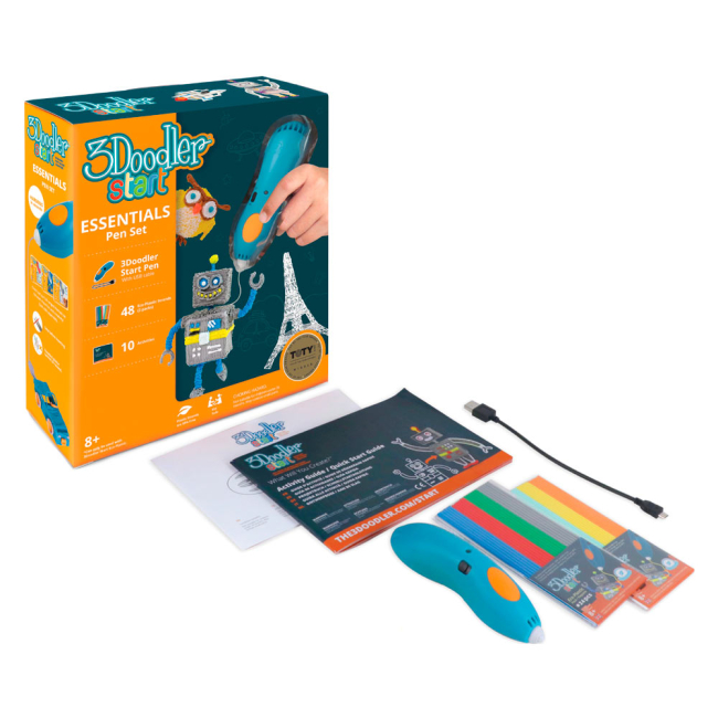 3D-ручки - 3D-ручка 3Doodler Start Креатив голубая (3DS-ESST-MULTI-R-17)#4