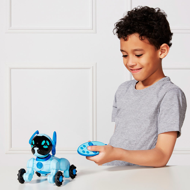 Фігурки тварин - Інтерактивна іграшка WowWee Цуценя Чіп блакитне (W2804/3818)#5