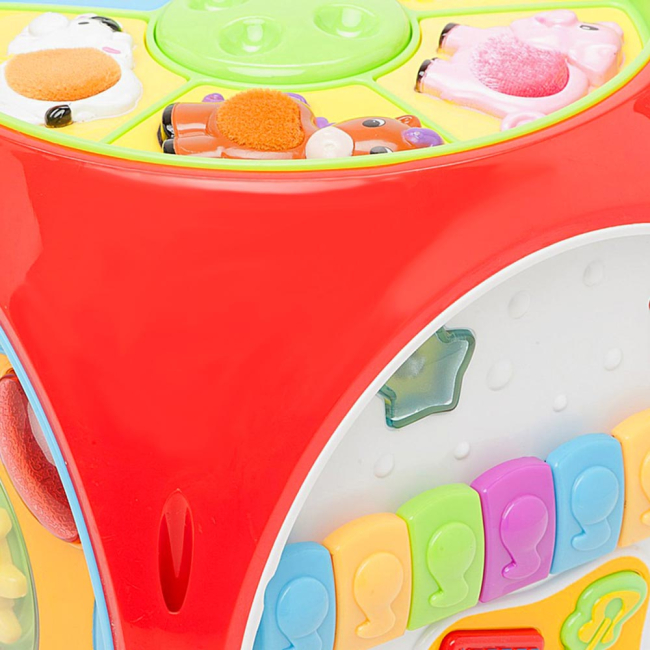 Розвивальні іграшки - Ігровий центр Kiddieland Мультикуб українською зі світловим ефектом (056887)#3