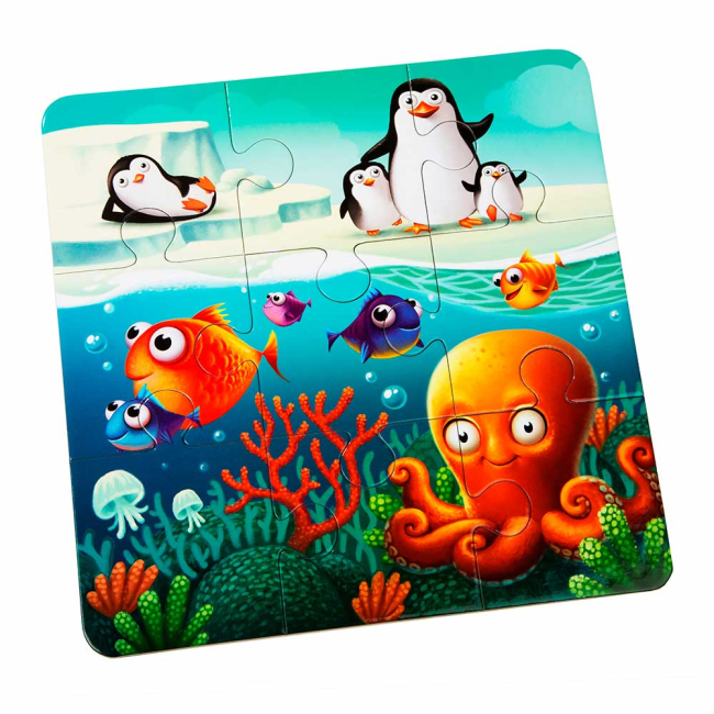 Пазли - Пазли Улюблені тварини 3 в 1 (12985)#3