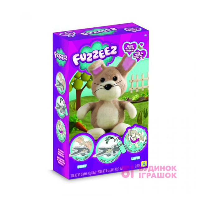 Наборы для творчества - Набор для создания мягкой игрушки ORB Factory Кролик (75811)#2