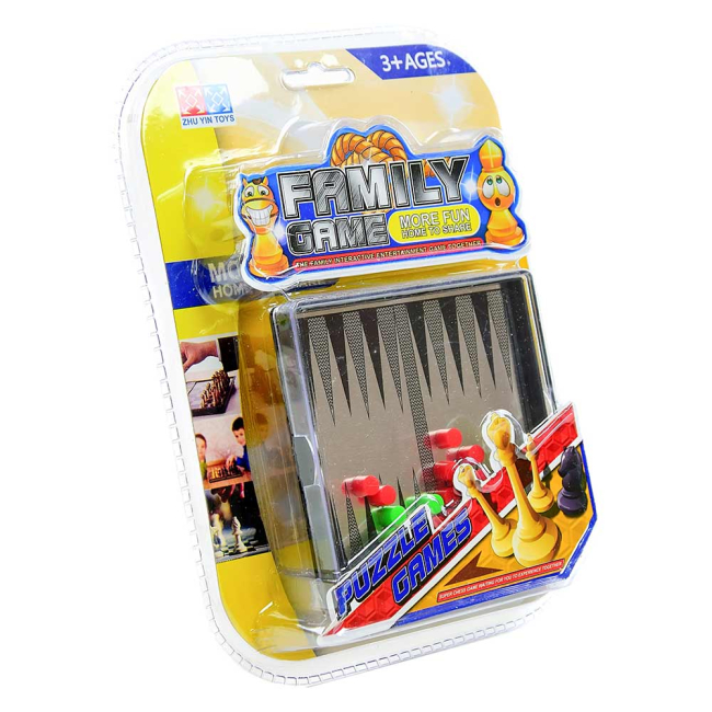 Настольные игры - Игрушка настольная нарды в упаковке (HY715B-3)#2