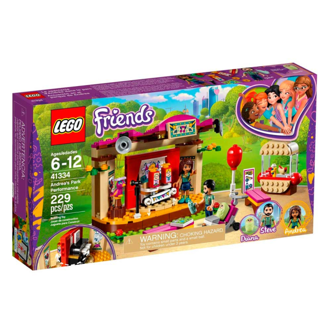 Конструкторы LEGO - Конструктор Выступление в парке Андреа LEGO Friends (41334)#2