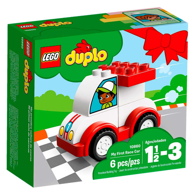 Конструкторы LEGO - Конструктор LEGO Duplo Мой первый гоночный автомобиль (10860)#3